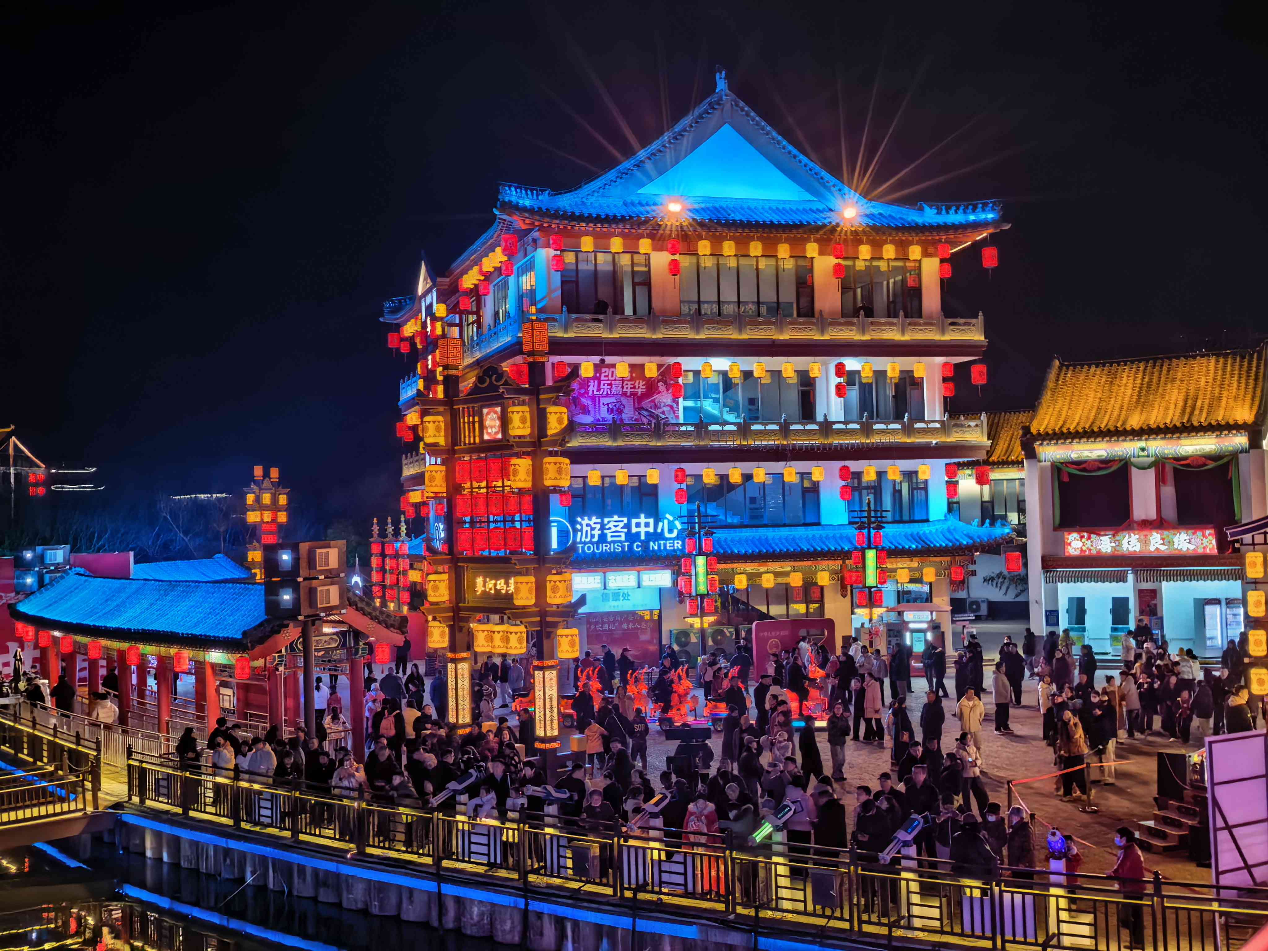 和宝贝在蓼河古街～🤩