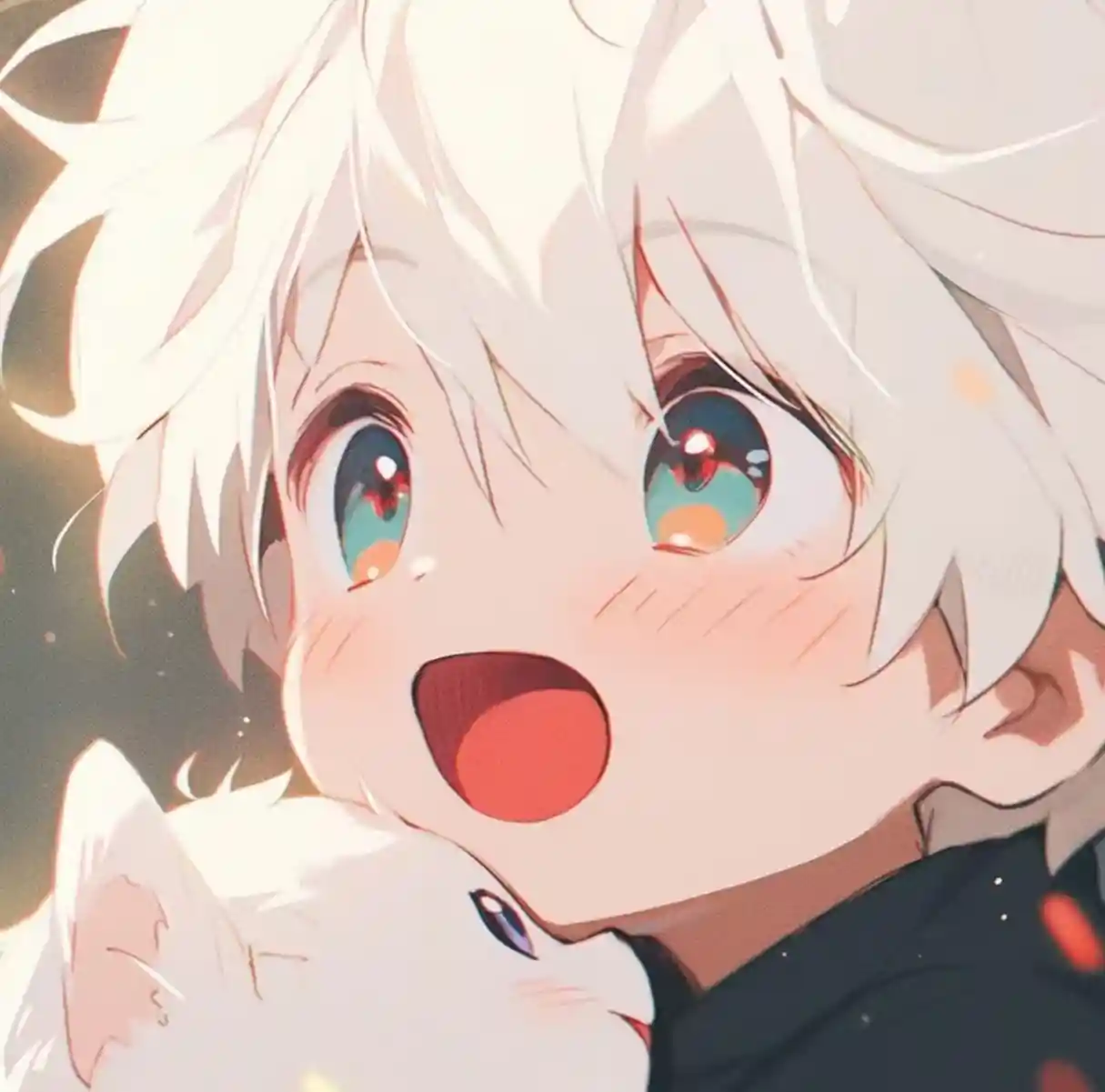He